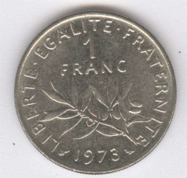 Francia 1 Franc de 1973