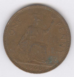 Inglaterra 1 Penny de 1966