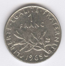 Francia 1 Franc de 1965