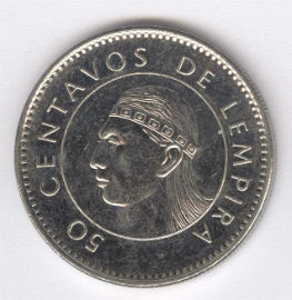 Honduras 50 Centavos de 2005