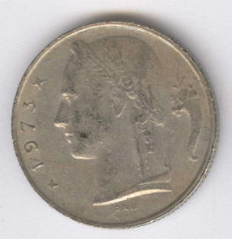 Bélgica 5 Francs de 1973 (Belgie)