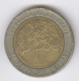 Colombia 500 Pesos de 1995