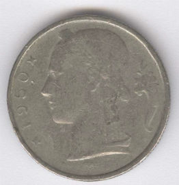 Bélgica 5 Francs de 1950 (Belgique)