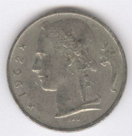 Bélgica 5 Francs de 1962 (Belgique)