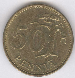 Finlandia 50 Pennia de 1978