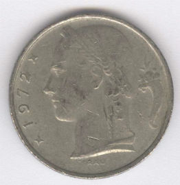 Bélgica 5 Francs de 1972 (Belgie)