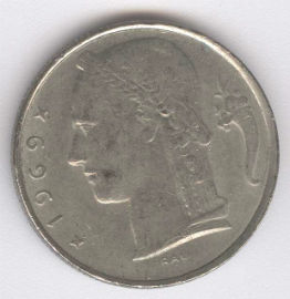 Bélgica 5 Francs de 1969 (Belgie)