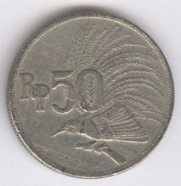 Indonesia 50 Rupiah de 1971