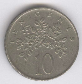 Jamaica 10 Cents de 1986
