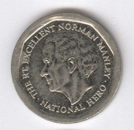 Jamaica 5 Dollars de 1994