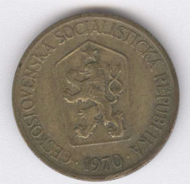 Checoslovaquia 1 Koruna de 1970