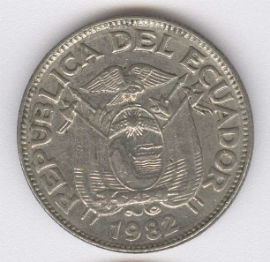 Ecuador 50 Centavos de 1982
