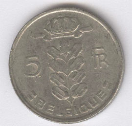 Bélgica 5 Francs de 1974 (Belgique)
