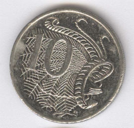 Australia 10 Cents de 2005