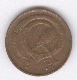 Irlanda 1/2 Pence de 1980