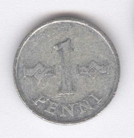 Finlandia 1 Penni de 1970