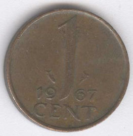 Holanda 1 Cent de 1967
