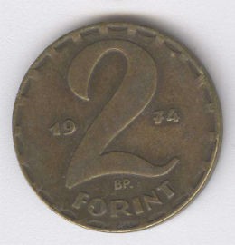 Hungría 2 Forint de 1974