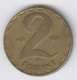 Hungría 2 Forint de 1983