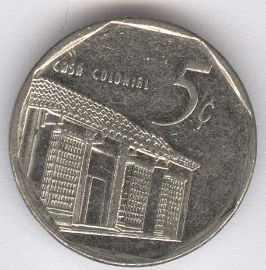 Cuba 5 Centavos de 1996
