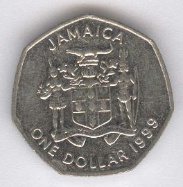 Jamaica 1 Dollar de 1999
