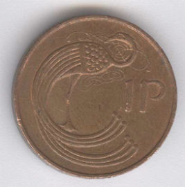 Irlanda 1 Penny de 1993