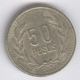 Colombia 50 Pesos de 2005