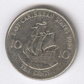 East Caribbean States 10 Cents de 2000