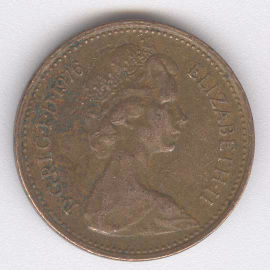 Inglaterra 1 Penny de 1976