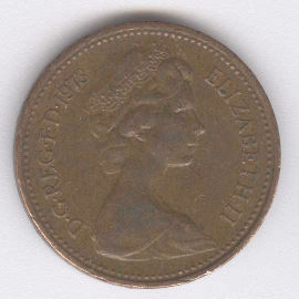 Inglaterra 1 Penny de 1973