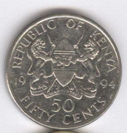 Kenia 50 Cents de 1994