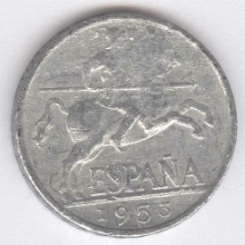 España 10 Céntimos de 1953