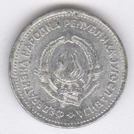 Yugoslavia 1 Dinar de 1953