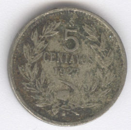 Chile 5 Centavos de 1927