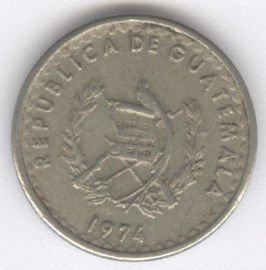 Guatemala 5 Centavos de 1974