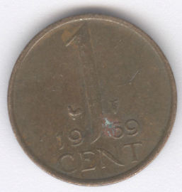 Holanda 1 Cent de 1969