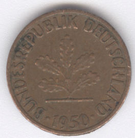 Alemania 1 Pfennig de 1950 (C)