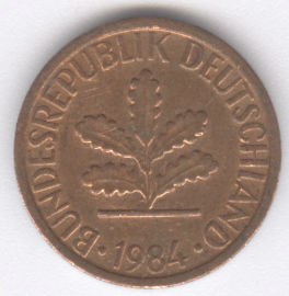 Alemania 1 Pfennig de 1984 (G)