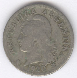 Argentina 5 Centavos de 1920
