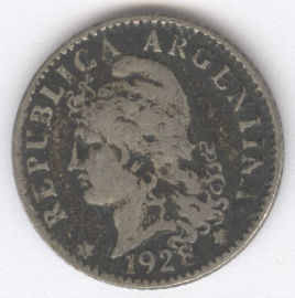 Argentina 5 Centavos de 1928