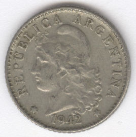 Argentina 5 Centavos de 1942