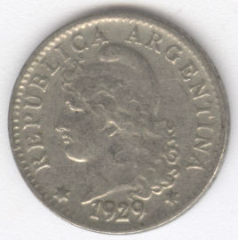 Argentina 5 Centavos de 1929