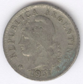 Argentina 5 Centavos de 1931