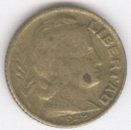 Argentina 5 Centavos de 1948