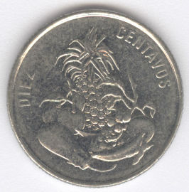 República Dominicana 10 Centavos de 1989