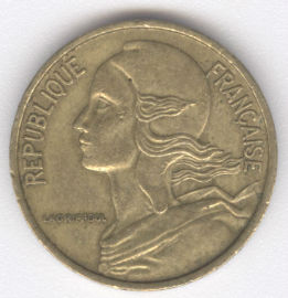 Francia 5 Centimes de 1969