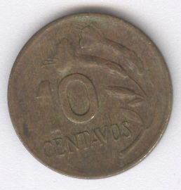 Perú 10 Centavos de 1972