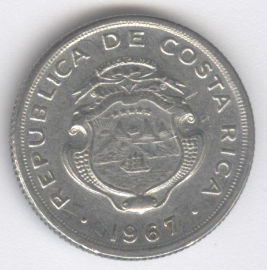 Costa Rica 10 Céntimos de 1967