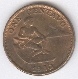 Filipinas 1 Centavo de 1960