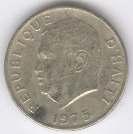 Haití 5 Centimes de 1975